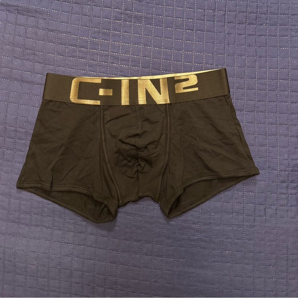 Men’s Black Trunks. Cotton. Medium. New.